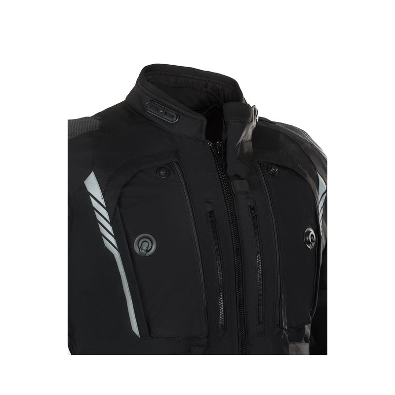 Rebelhorn Patrol Schwarze Motorradjacke