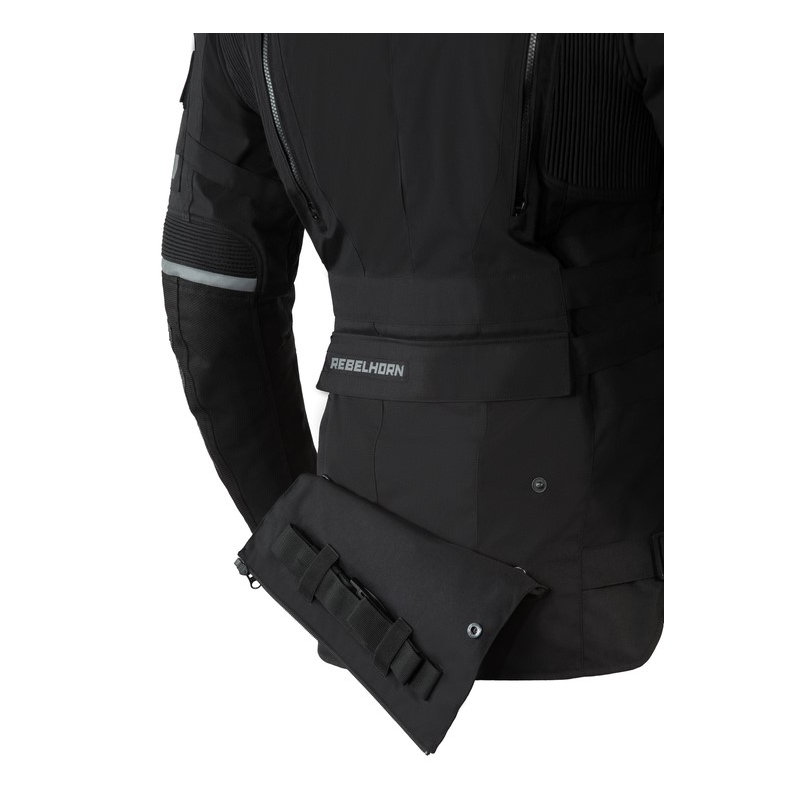 Rebelhorn Patrol Schwarze Motorradjacke