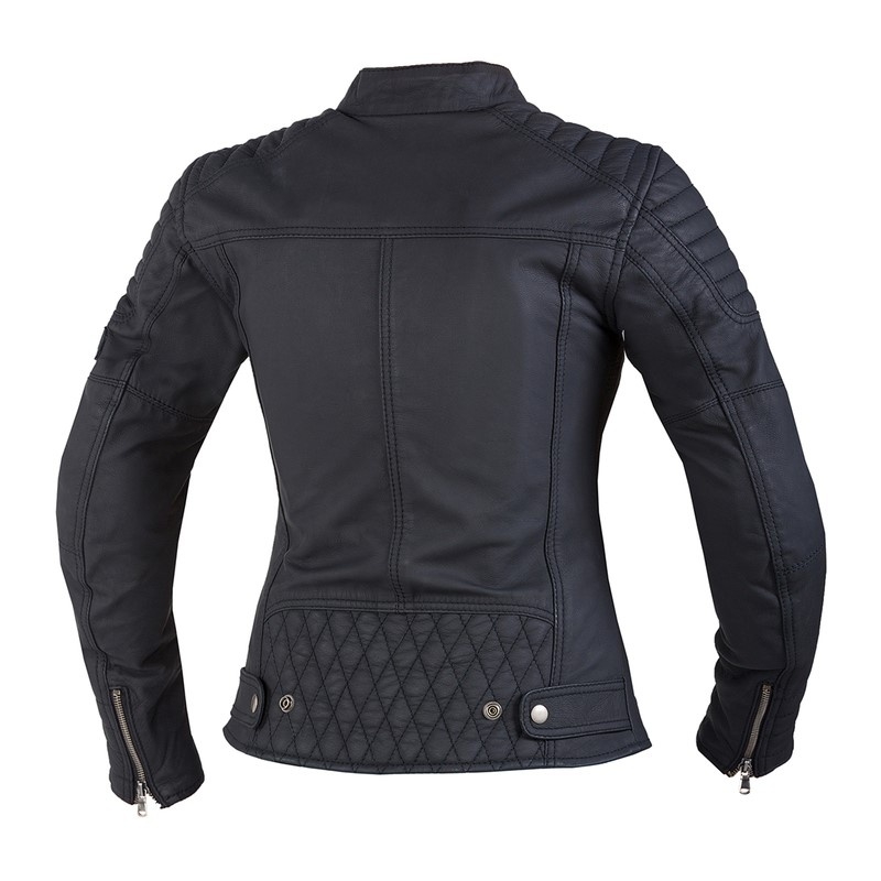Rebelhorn Hunter Pro Damen Motorradjacke Schwarz Ausverkauf