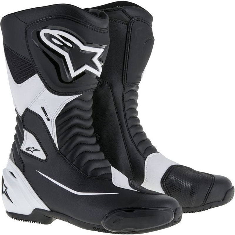 Alpinestars SMX-S Motorradstiefel schwarz-weiß