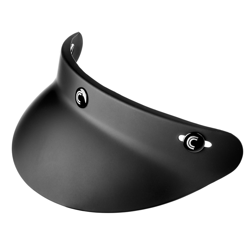 Kurzes Visier für Cassida Oxygen/Eso Helme schwarz