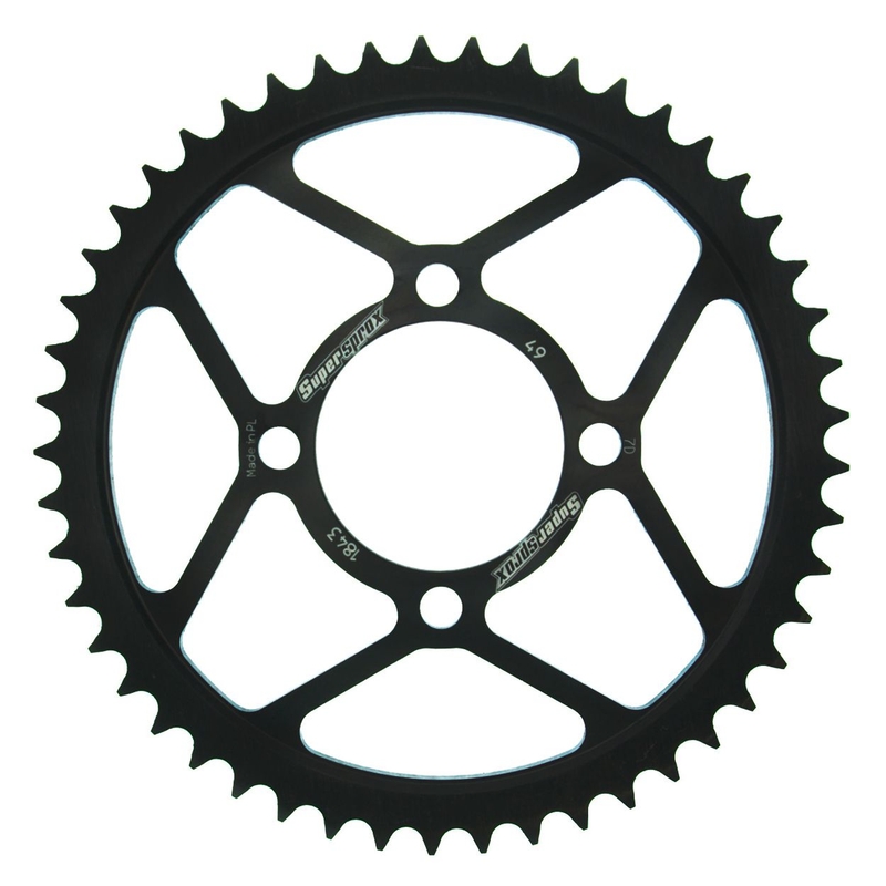 Ketten Rad SUPERSPROX schwarz 49T, 428
