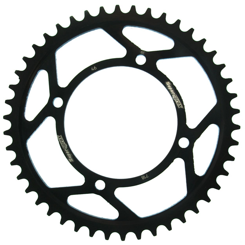 Ketten Rad SUPERSPROX schwarz 46T, 530
