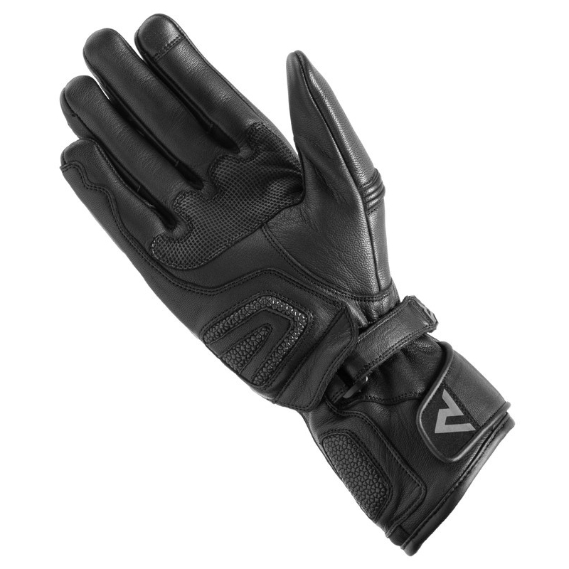 Damen-Motorradhandschuhe Rebelhorn Patrol Lang Schwarz