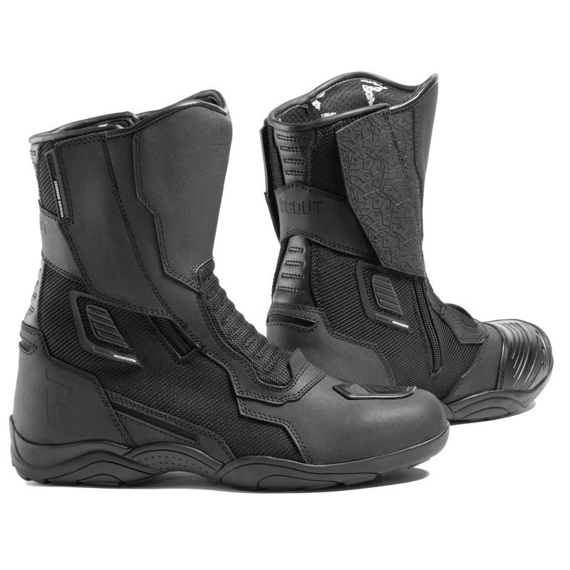 Rebelhorn Scout Air Schwarz Matte Motorradstiefel