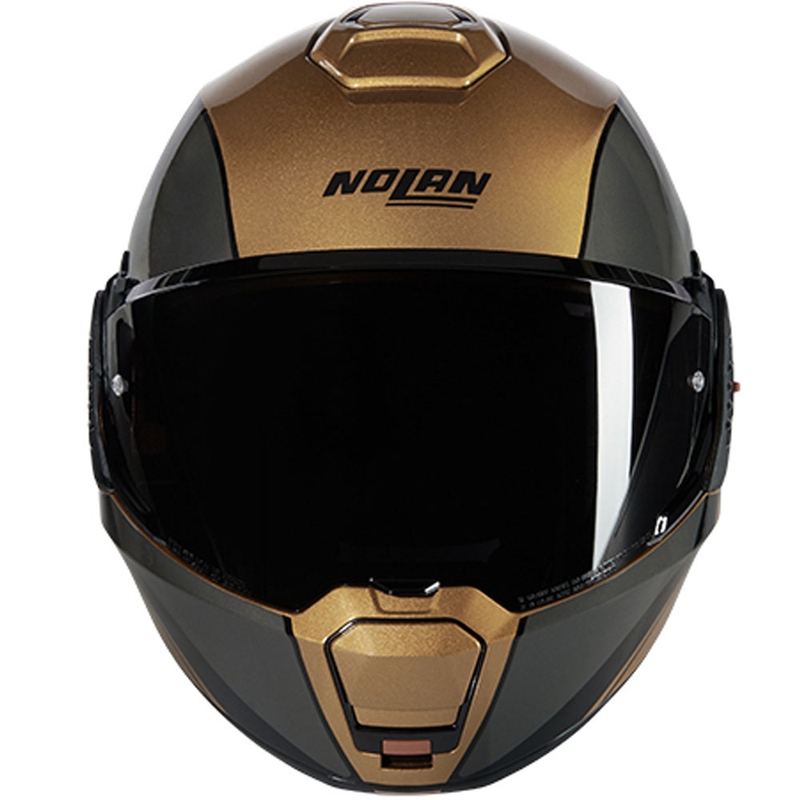 Motorrad-Klapphelm Nolan N120-1 Verniciatura Speciale N-COM 342 sand-schwarz