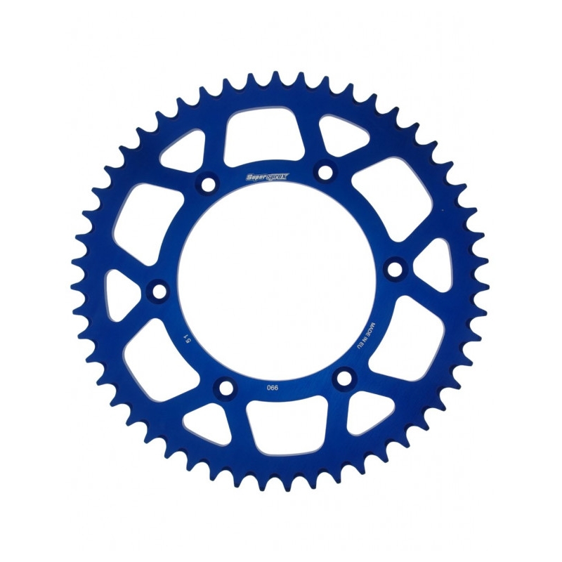 Kettenrad Aluminium SUPERSPROX blau 51T, 520