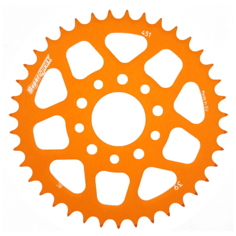 Aluminium-Ketten Rad SUPERSPROX orange 39T, 415