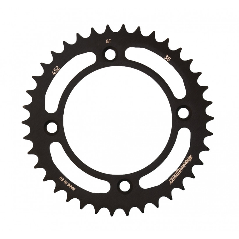 Aluminium-Ketten Rad SUPERSPROX schwarz 38T, 415