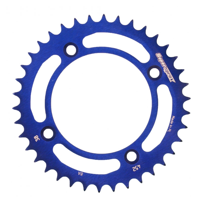 Aluminium-Ketten Rad SUPERSPROX blau 38T, 415