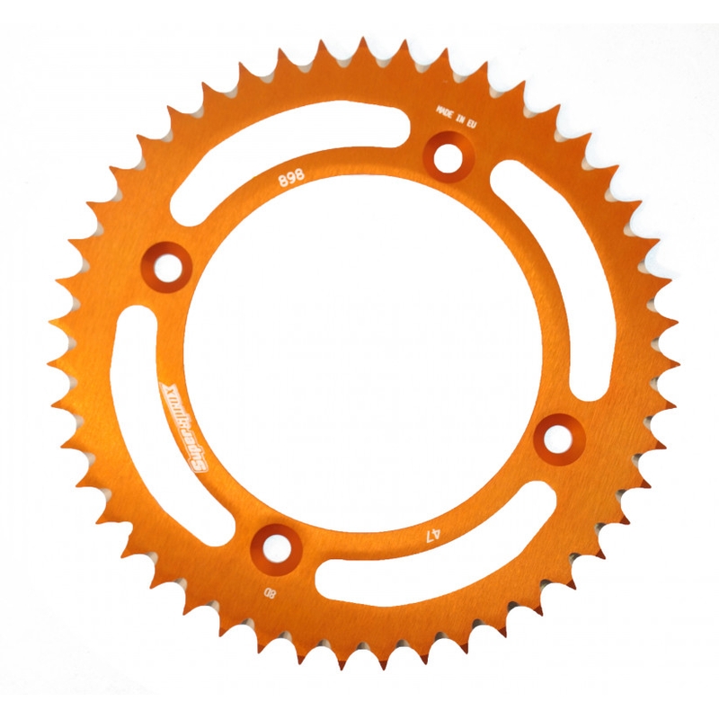 Aluminium-Ketten Rad SUPERSPROX orange 47T, 428