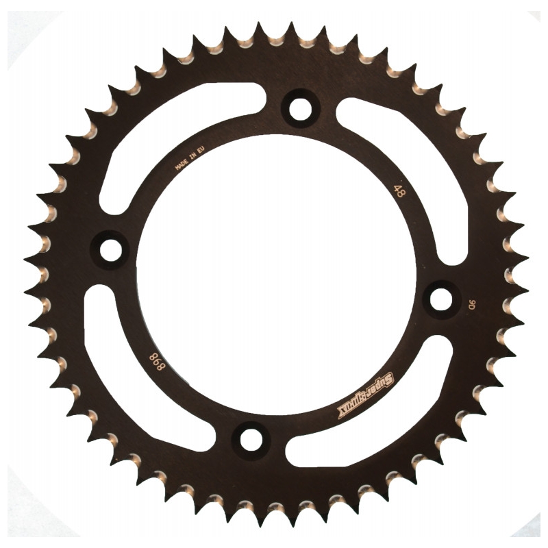 Aluminium-Ketten Rad SUPERSPROX schwarz 48T, 428