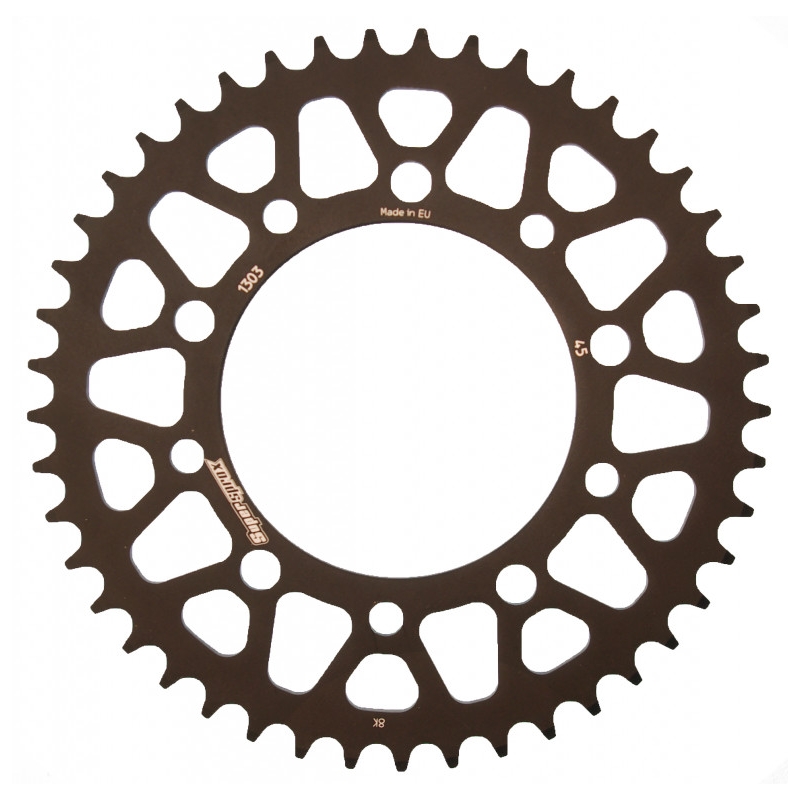 Aluminium-Ketten Rad SUPERSPROX schwarz 45T, 520