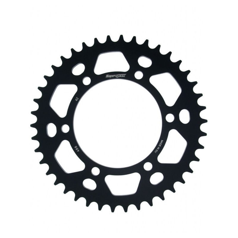 Aluminium-Ketten Rad SUPERSPROX schwarz 42T, 520