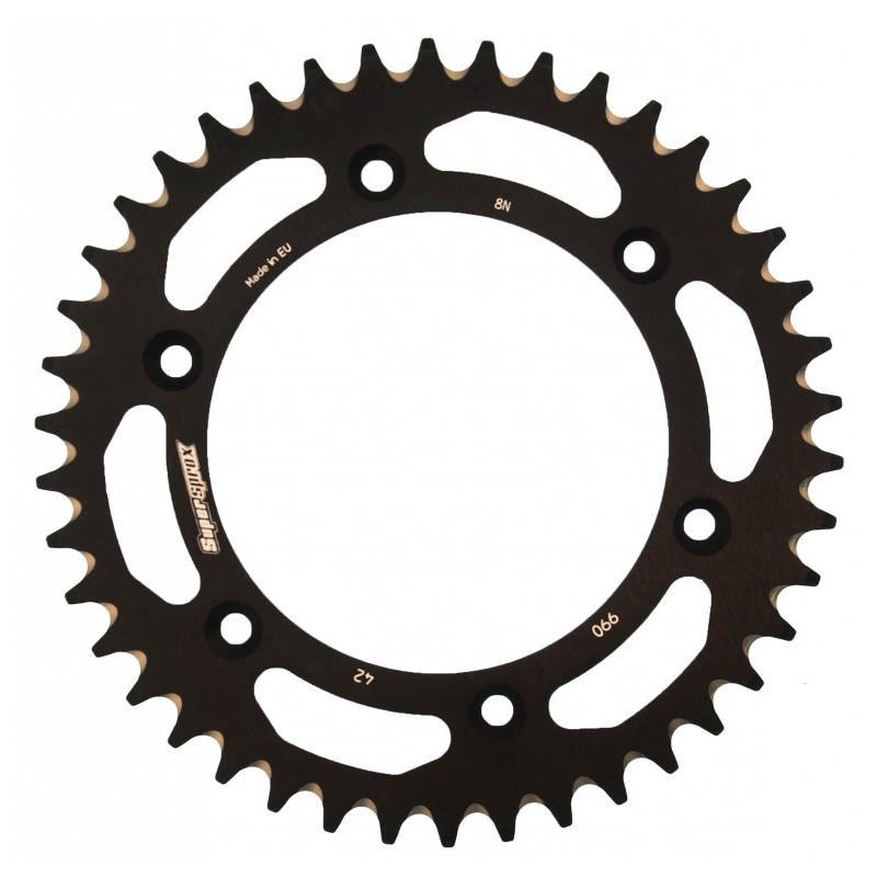 Aluminium-Ketten Rad SUPERSPROX schwarz 42T, 520