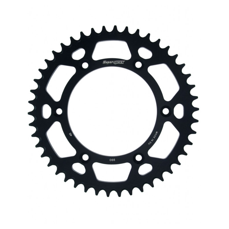 Aluminium-Ketten Rad SUPERSPROX schwarz 46T, 520