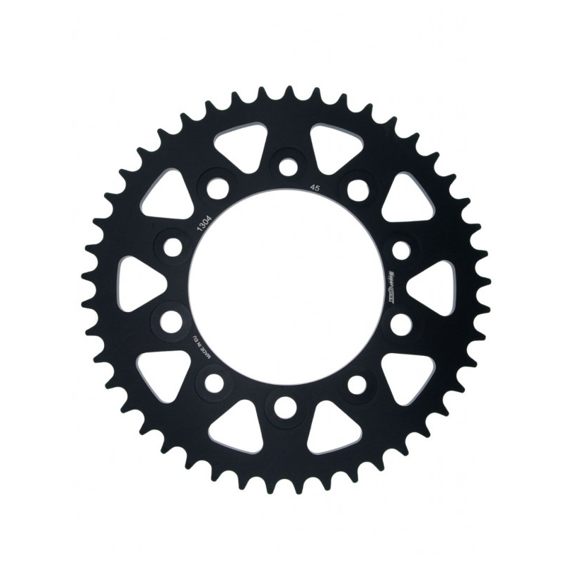 Aluminium-Ketten Rad SUPERSPROX schwarz 45T, 525