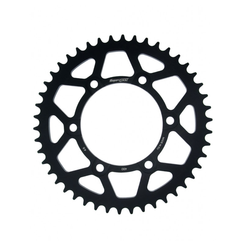 Kettenrad Aluminium SUPERSPROX schwarz 46T, 525