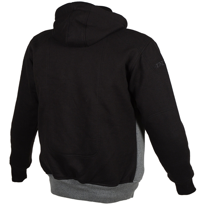 Kapuzenpulli Booster Triple schwarz-grau