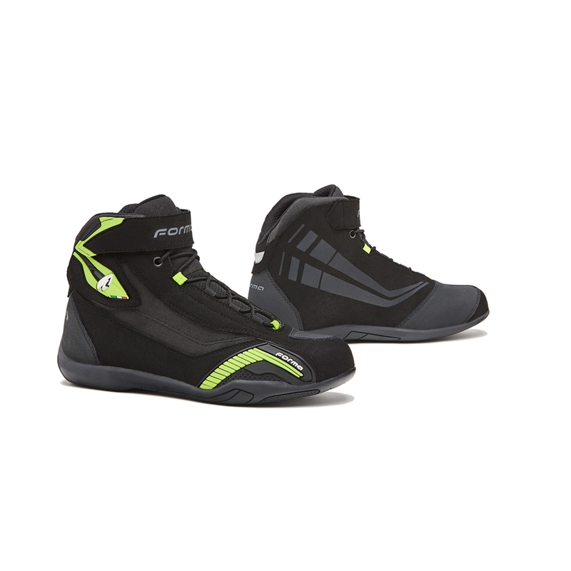 Forma Genesis schwarz-fluorgelbe Motorradstiefel