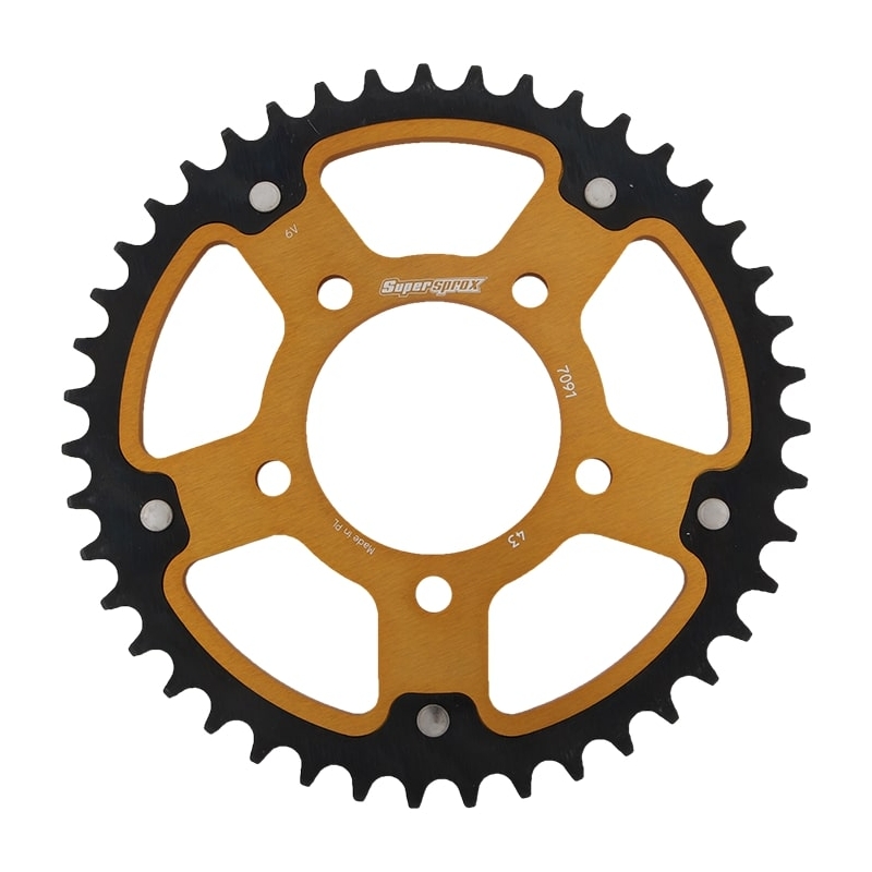 Ketten Rad SUPERSPROX STEALTH gold 43T, 520