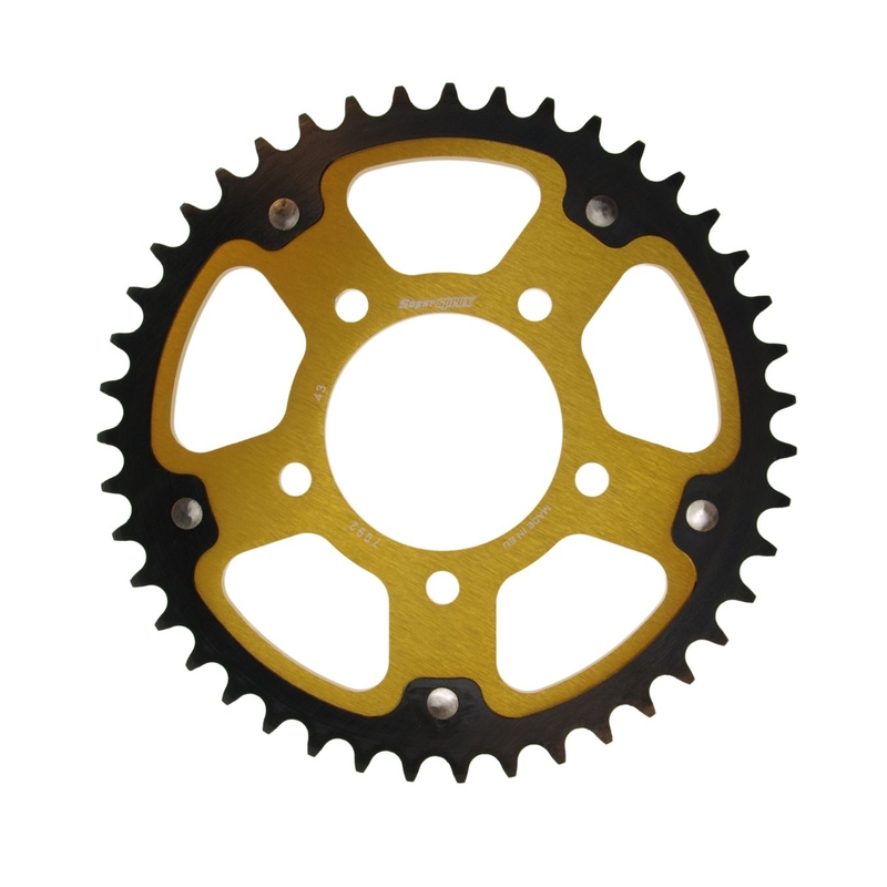 Ketten Rad SUPERSPROX STEALTH gold 43T, 525