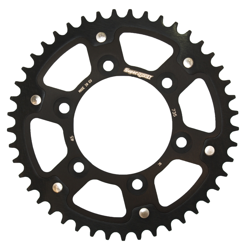 Ketten Rad SUPERSPROX STEALTH schwarz 45T, 520