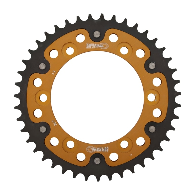 Ketten Rad SUPERSPROX STEALTH gold 43T, 525