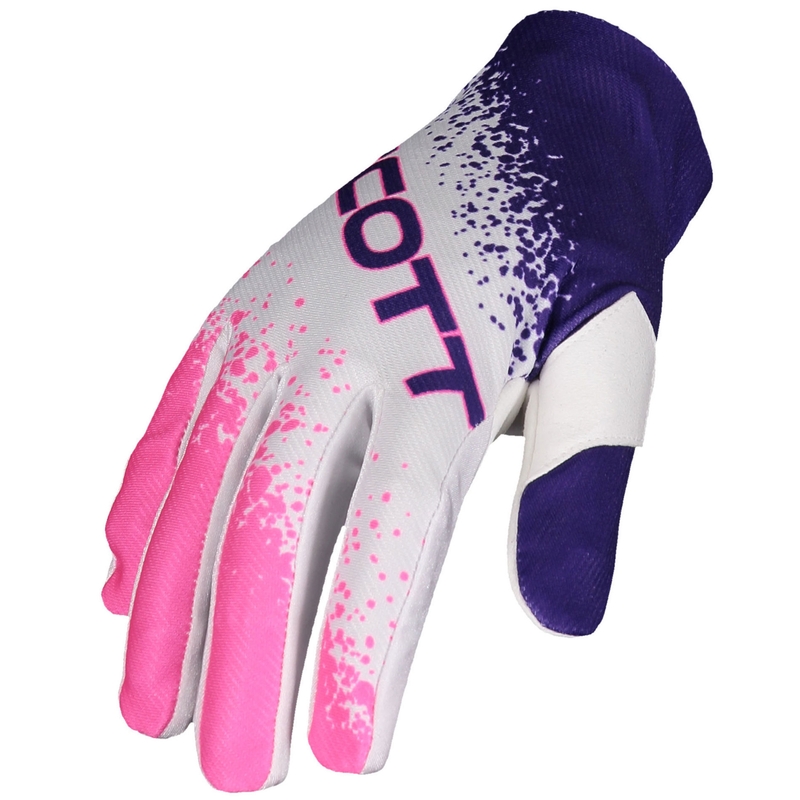 SCOTT 250 SWAP EVO Motocross-Handschuhe weiß-pink-lila