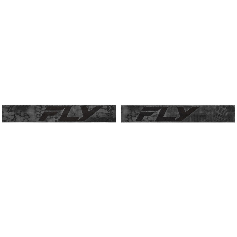 Fly Racing Focus Motocrossbrille grau-schwarz mit klarem Plexiglas