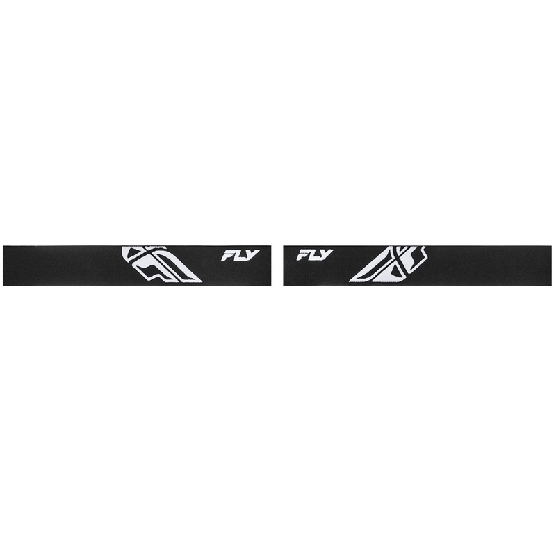 Fly Racing Focus schwarz-weiß II Motocrossbrille klares Plexiglas