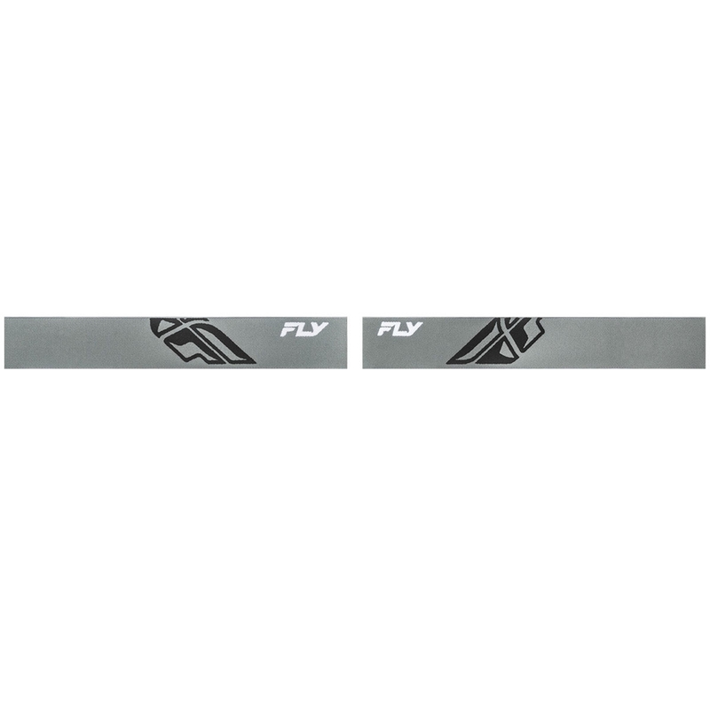 Fly Racing Focus grau-schwarz II Motocrossbrille mit klarem Plexiglas