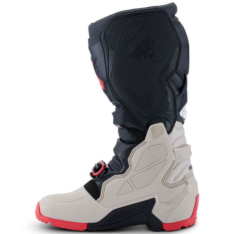 Motorradstiefel Alpinestars Tech 7 Enduro Schwarz-Hellgrau-Rot