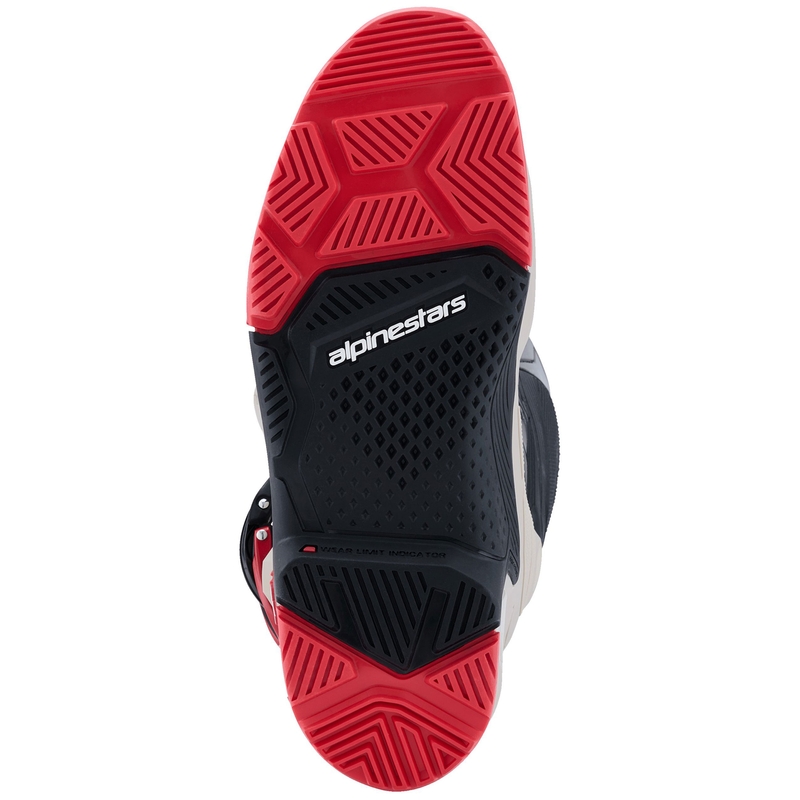 Motorradstiefel Alpinestars Tech 7 Enduro Schwarz-Hellgrau-Rot