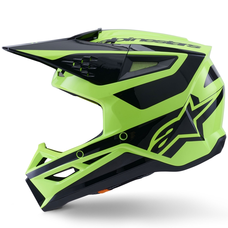 Alpinestars S-M3 Heat Motocrosshelm fluo gelb-schwarz