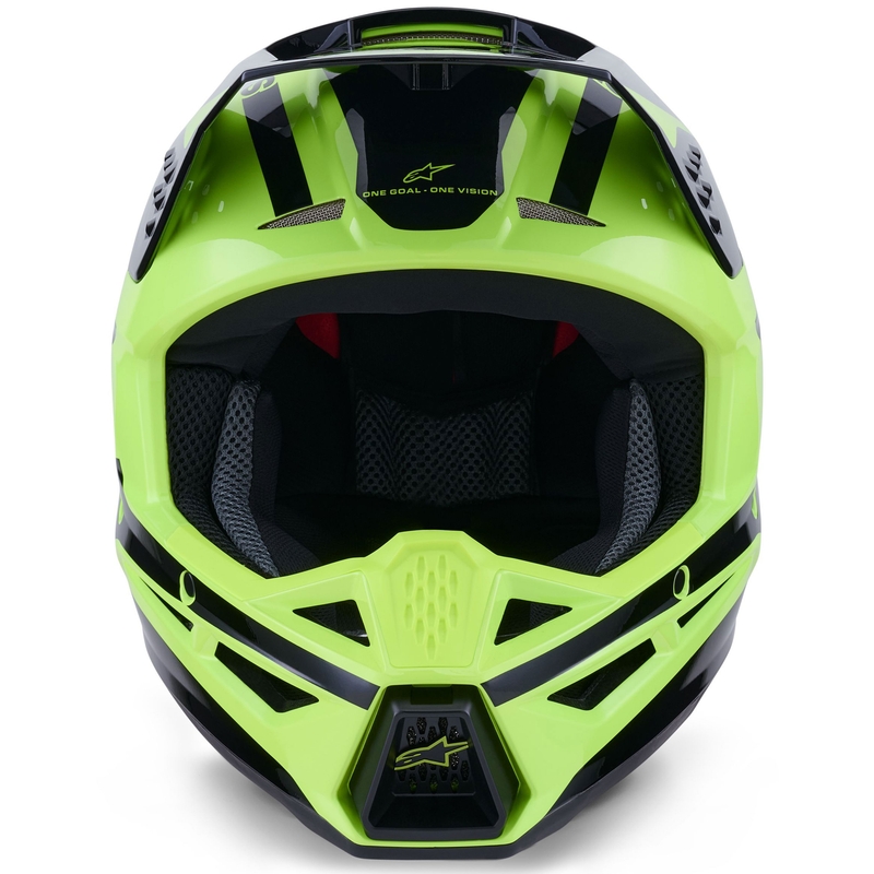 Alpinestars S-M3 Heat Motocrosshelm fluo gelb-schwarz