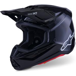 Alpinestars SM7 Solid Motocrosshelm schwarz