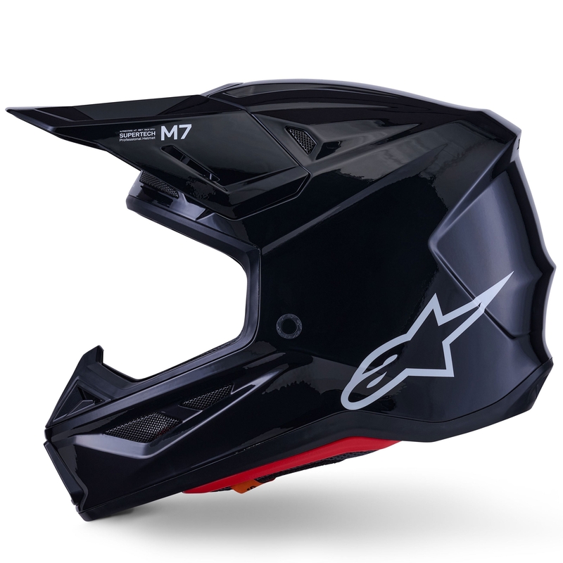 Alpinestars SM7 Solid Motocrosshelm schwarz