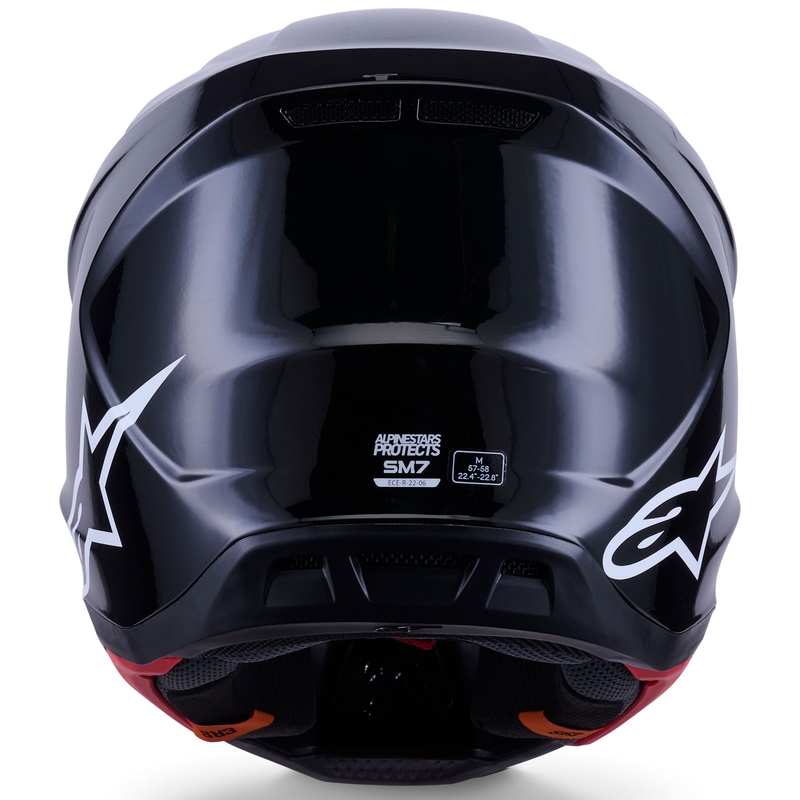 Alpinestars SM7 Solid Motocrosshelm schwarz