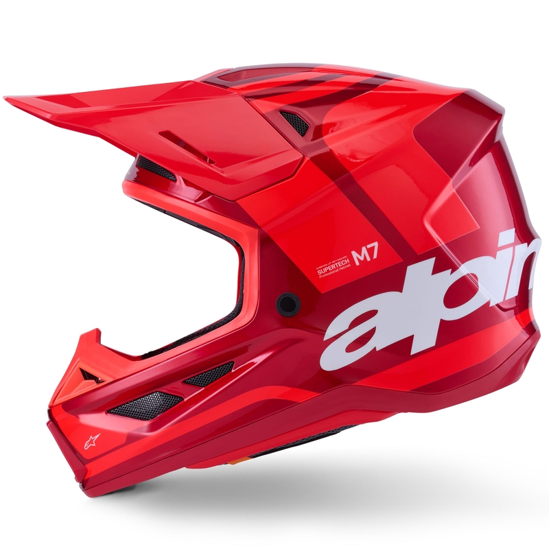 Alpinestars SM7 Core Motocrosshelm rot