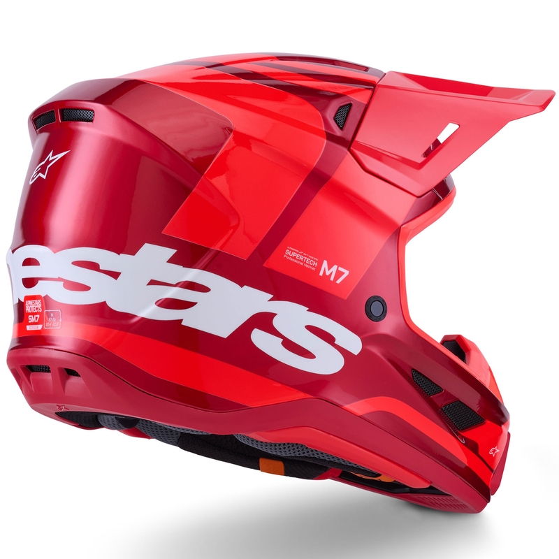 Alpinestars SM7 Core Motocrosshelm rot