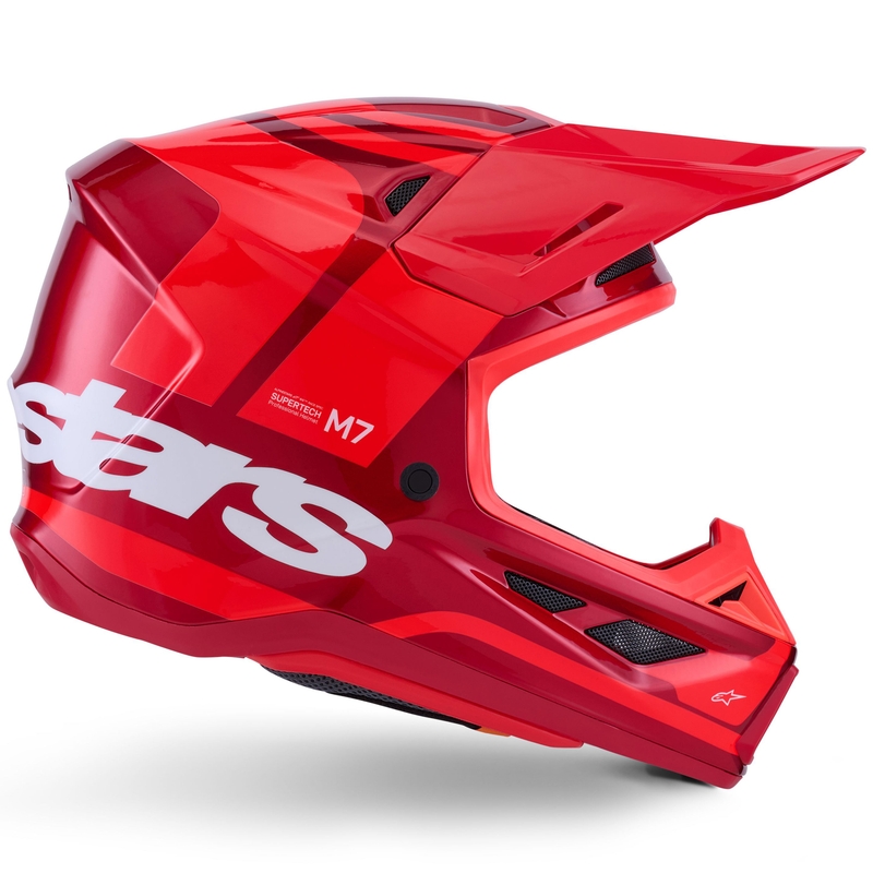 Alpinestars SM7 Core Motocrosshelm rot