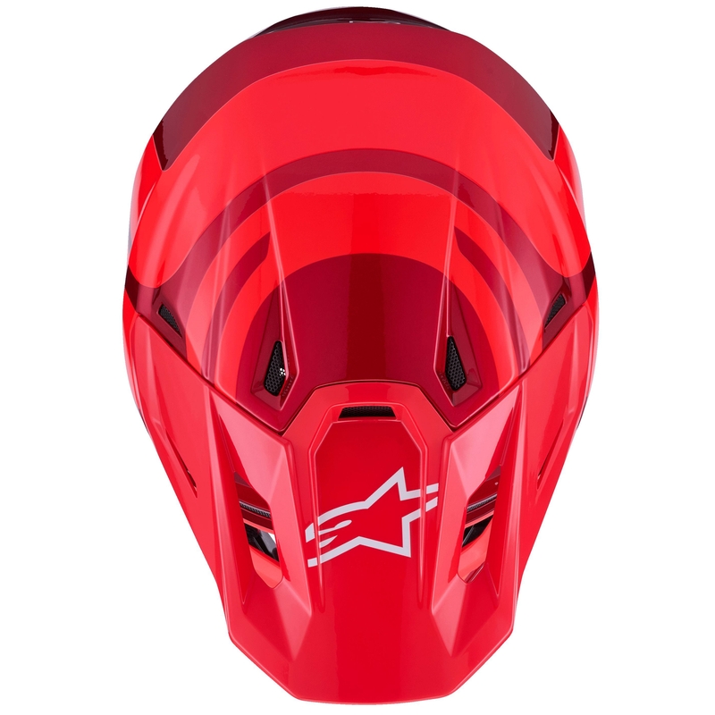 Alpinestars SM7 Core Motocrosshelm rot