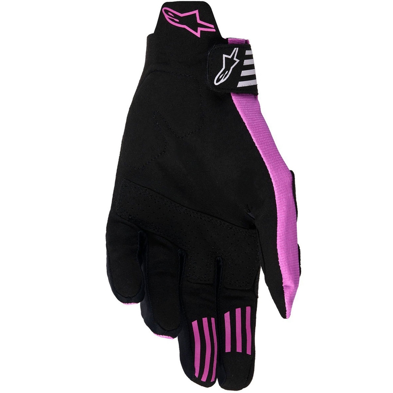 Alpinestars Techstar Motocross-Handschuhe schwarz-hellgrau-lila