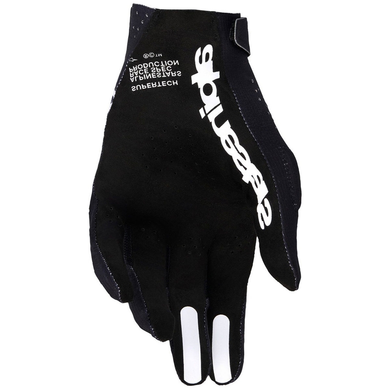 Alpinestars Supertech MX Motocross Handschuhe schwarz-weiß