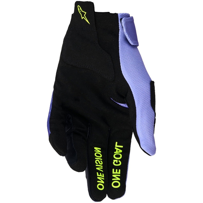 Alpinestars Radar Motocross-Handschuhe lila-fluo gelb