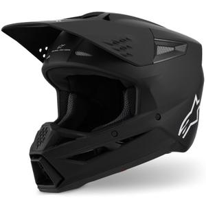 Alpinestars S-M3 Solid Motocrosshelm mattschwarz