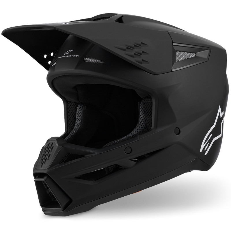 Alpinestars S-M3 Solid Motocrosshelm mattschwarz