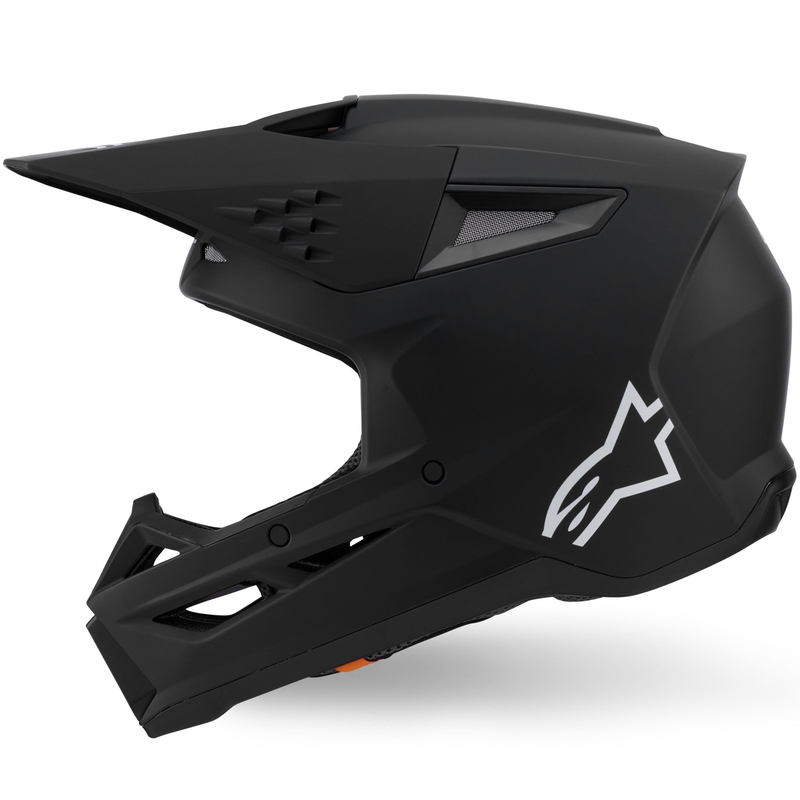 Alpinestars S-M3 Solid Motocrosshelm mattschwarz