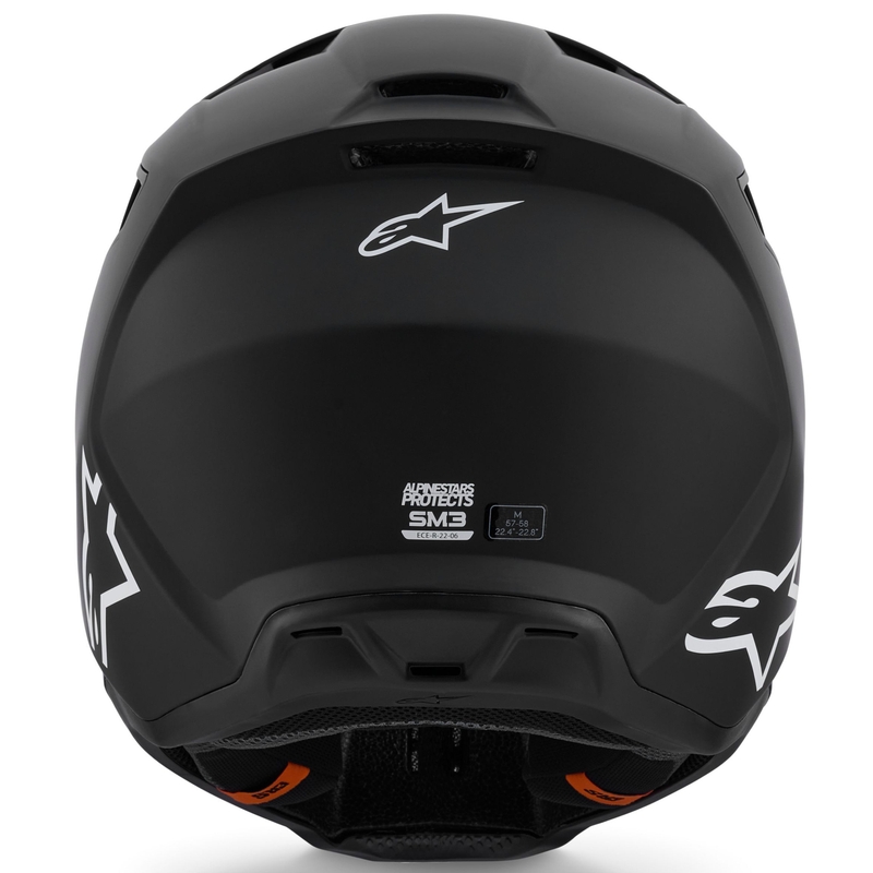 Alpinestars S-M3 Solid Motocrosshelm mattschwarz